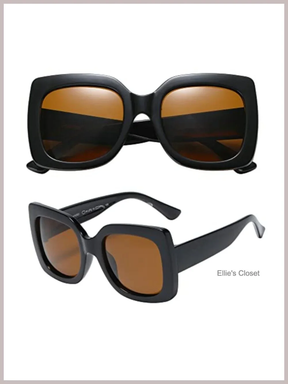 Kids Oversized Square Polarized Sunglasses UV400 Protection